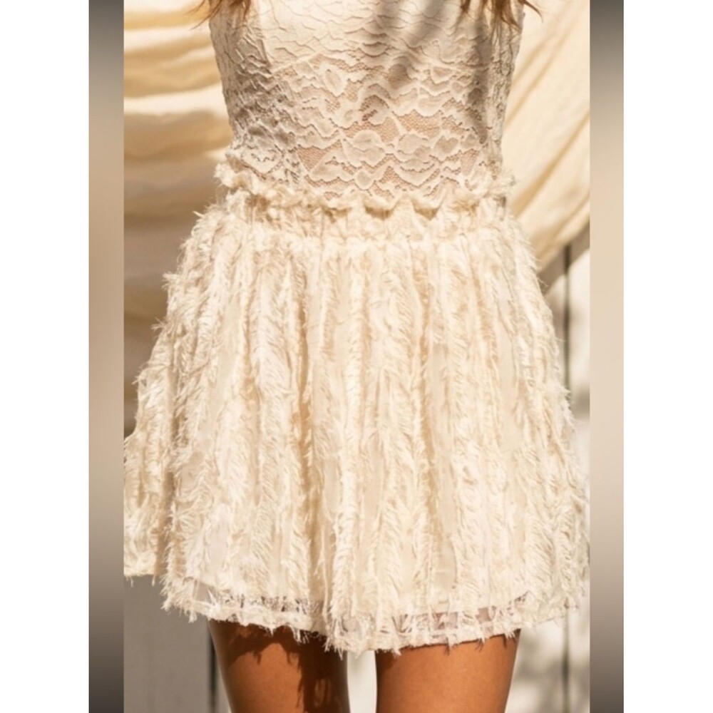 Hayden Lace & mesh juniors mini skirt NWT stylish back to school skirt Size M